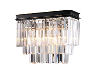 Бра Newport 31100 31102/A black+gold 60Вт E14