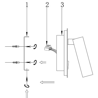 Бра Maytoni Ios 176 C175-WL-01-6W-MG 6,9Вт LED
