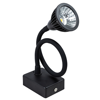 Светильник настенный Arte Lamp CERCARE A4107AP-1BK 7Вт LED