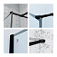 Душевая перегородка Walk In, черный 80x195, Slide, IDDIS, SLI8BS8i23