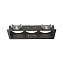 Рамка IDEAL LUX 280240 206х88мм чёрный
