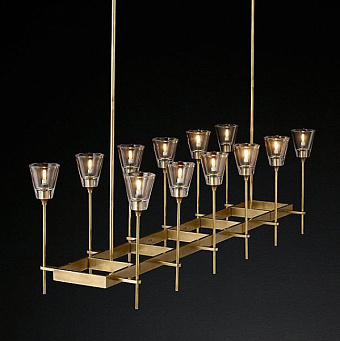Люстра потолочная ImperiumLOFT RH Torche De Verre 74929-22 480Вт 12 лампочек G9
