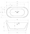 Ванна акриловая Abber AB9320-1.6 160х75см отдельностоящая