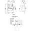 Петля скрытая ARMADILLO Architect 3D-ACH 40 SC R 94,8х23,3мм матовый хром