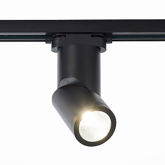 Трековый светильник ST Luce ST650.446.10 10Вт LED чёрный для однофазного трека