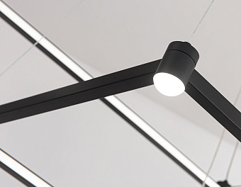 Люстра подвесная Ambrella COMFORT LineTech FL5597 60Вт 10 лампочек LED