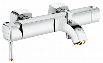 Смеситель для ванны GROHE Grandera 23317IG0 золото/хром