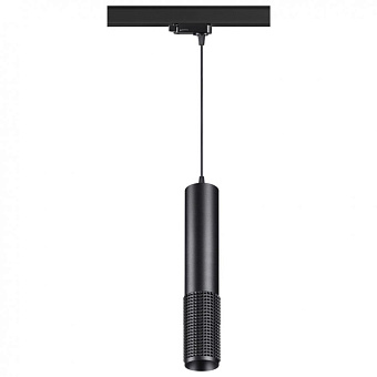 Трековый светильник Novotech PORT 358504 12Вт LED чёрный для трёхфазного трека