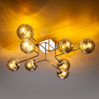 Светильник потолочный Eurosvet Evita 30140/8 хром 40Вт E14