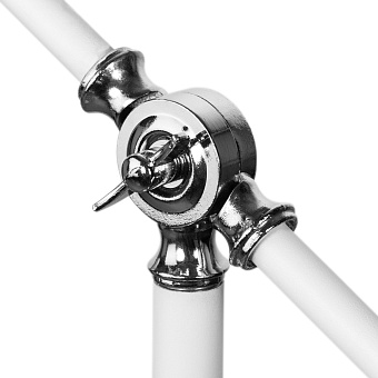 Торшер Arte Lamp BRACCIO A2054PN-1WH 60Вт E27