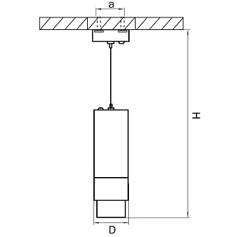 Светильник подвесной Lightstar Fuoco 130037 30Вт LED