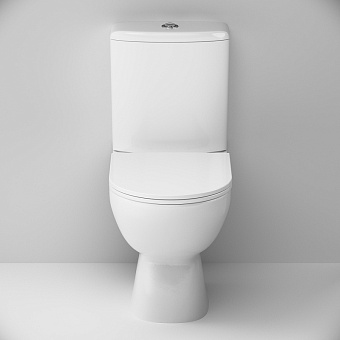 Унитаз напольный AM-PM Gem FlashClean C908600SC безободковый с микролифтом