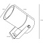 Светильник архитектурный Arte Lamp MISTERO A3303AL-1GY 35Вт IP65 GU10 серый