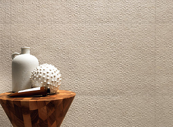 Настенная плитка Atlas Concord Италия Lims A3HS 3D Wallpaper Beige 80х40см 1,28кв.м. матовая