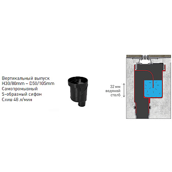 Щелевой душевой трап BERGES SUPER Slim 091078 500 53х12,5см вертикальный сток