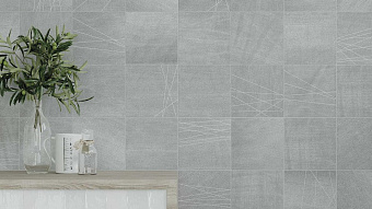 Матовый керамогранит WOW Denim 118699 Decor Grey 13,8х13,8см 0,495кв.м.