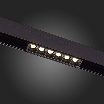 Магнитный трековый светильник ST Luce SEIDE ST361.446.06 6Вт LED чёрный