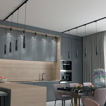 Трековый светильник Novotech PORT 358504 12Вт LED чёрный для трёхфазного трека