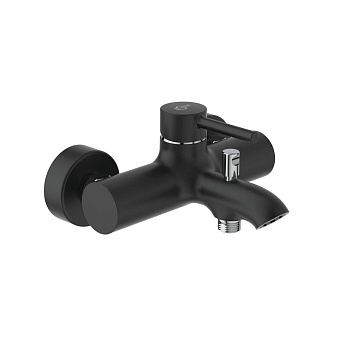 Смеситель для ванны IDEAL STANDARD CERALINE BC199U4 матовый чёрный/хром