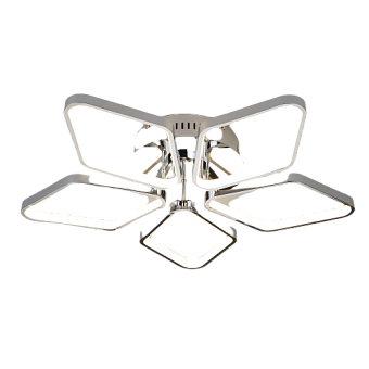 Светильник потолочный Eurosvet Kalifea 90081/5 хром 65Вт LED