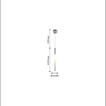 Светильник подвесной Favourite Tibia 2216-1P 3Вт LED