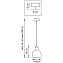 Светильник подвесной Lightstar Loft 765013 40Вт E14