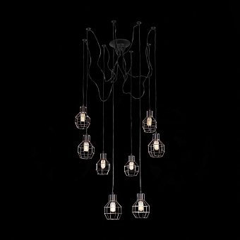 Люстра подвесная Evoluce RETE SL192.303.08 60Вт 8 лампочек E27