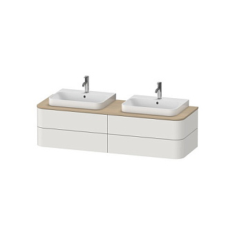 Тумба под раковину подвесная Duravit Happy D.2 Plus HP4974B3939 55х160х40,8см