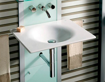 Раковина встраиваемая сверху ROCA Kalahari 7.3278.9.400.0 59х50см