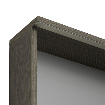 Шкаф зеркальный Акватон Стоун 1A228302SXC80 15х80х83,3см с подсветкой