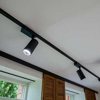 Трековый светильник Elektrostandard Baril a046185 LTB47 40Вт LED чёрный для однофазного трека