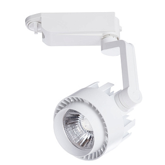 Трековый светильник Arte Lamp VIGILE A1610PL-1WH 10Вт LED белый для однофазного трека