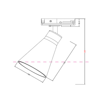 Трековый светильник Maytoni Virar TR022-1-GU10-W 10Вт GU10 белый для однофазного трека