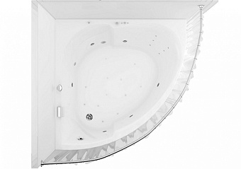 Карниз для ванны Aquanet Santiago полукруглый 160х160, 169481
