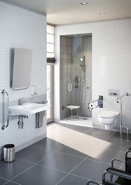 Поручень для ванной VITRA Arkitekta A44469 83,5см хром
