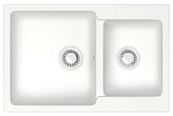 Мойка кухонная Azario Grand CS00079901 57,5х44см белый