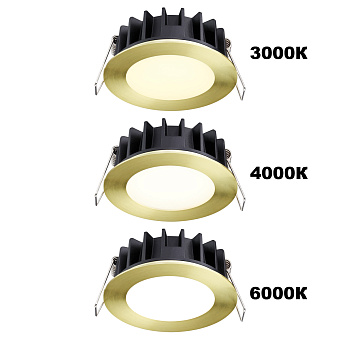 Светильник точечный встраиваемый Novotech LANTE 358953 15Вт LED