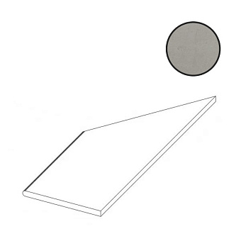 Угол Atlas Concord Россия Rinascente 620090000919 Grey Round Angolo Sx 30х60см