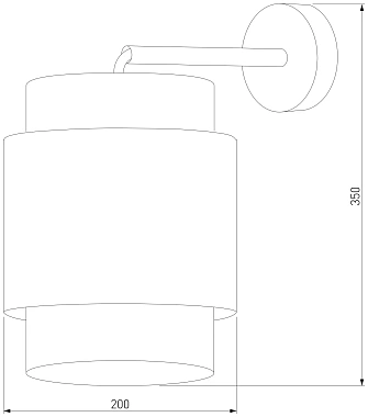 Бра TK Lighting Boho 6550 60Вт E27