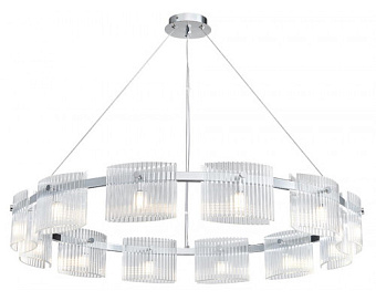 Светильник подвесной Newport 4530 4539+3/S chrome 60Вт G4