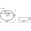 Раковина накладная Ceramica Nova ELEMENT CN6036 50х38см