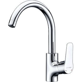 Смеситель для кухни WASSERKRAFT Lippe 4507 поворотный излив хром