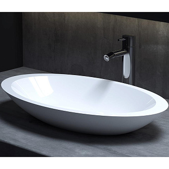 Раковина накладная SALINI CALLISTA 1101102G S-Sense глянцевая 57,5х58,5см