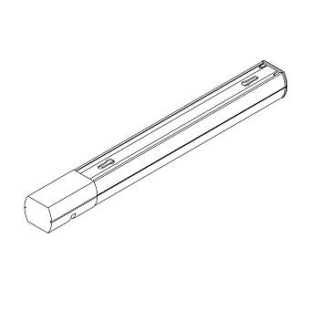 Шинопровод трёхфазный Lightstar 504039 3000мм серый для трековых светильников