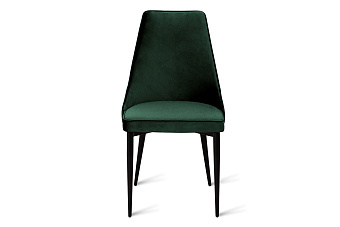 Кухонный стул AERO 50х58х91см велюр/сталь Dark Green