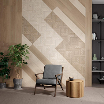 Настенная плитка KERAMA MARAZZI 14038R коричневый обрезной 40х120см 1,44кв.м. матовая