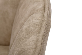 Кухонный стул поворотный AERO 56хх85см сталь/экокожа Latte