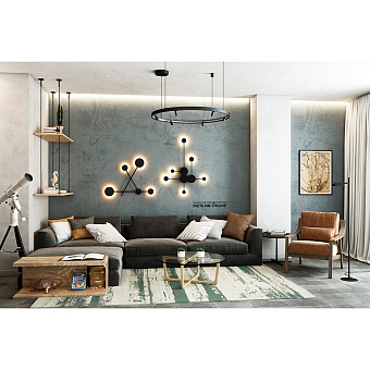 Светильник настенный Loft It Rays 10058BK 24Вт LED