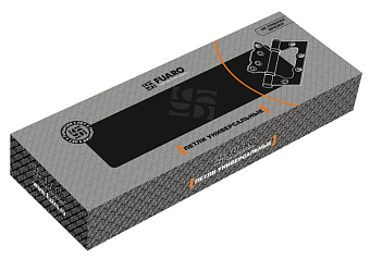 Петля универсальная FUARO 500-2BB WAB 100х51мм матовая бронза