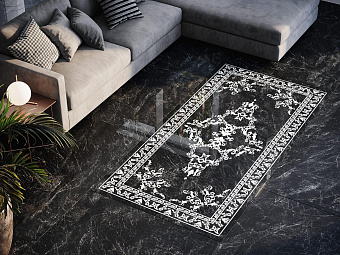 Лаппатированный керамогранит KERAMA MARAZZI Риальто SG592502R серый тёмный лапатированный 238,5х119,5см 2,85кв.м.